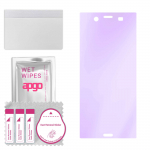 apgo Anti-Blue 9H Hybrid protective glass compatible with Sony Xperia XZ1, flexible nano glass, great replacement for tempered glass, scratch-resistan