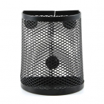 Mesh Magnetic 2 kirjatarvete v&otilde;re poolringikujuline pliiatsihoidja lauapliiats Semicircle must