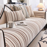 Triibuline Diivanikate 3-kohalisele Diivanile Libisemiskindel Diivanikate Tugitool M&ouml;&ouml;blikaitse Elutuppa Kohanda Cushion cover30x50cm