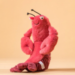 Uus Skinskin krevett Larry Crayfish nukk Sheldon Shrimp nukk krabi imitatsiooniga pl&uuml;&uuml;sm&auml;nguasi P&uuml;hadekingitus lastele unem&auml;nguasjad