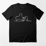 R&otilde;&otilde;msad mood T-s&auml;rgid La Linea The Line Osvaldo Cavandoli TV Mehed Naiste Stiil T&auml;navar&otilde;ivad T-s&auml;rgid &Uuml;markaelusega vabaaja topid Camisetas XL