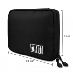 Kaasaskantavad veekindlad k&otilde;rvaklapid USB-v&auml;lkkaablid Salvestus&uuml;ksused Korralduskott iPhone'ile Kindle iPadmini Samsung Xiaomi salvestustarvikud Storage bag must