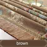 Euroopa retroh&otilde;nguline laudlina tutiga Luksusliku tikandiga lauakate Lillega elegantne laudlina kaunistus elutuba 90x90cm