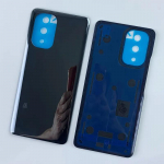 Xiaomi Poco F3 5G klaastaguse aku katte asenduskorpuse tagaukse jaoks koos kaamera objektiiviga Black no lens