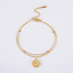 Dawapara Triskele Kolmekordse Spiraaliga Amulett K&auml;ev&otilde;ru Triskelioni S&uuml;mbol Keldi Amulett Roostevaba Terasest Naiste Ehted