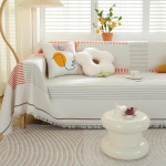 Diivanipadi Four Seasons Universaalne diivanir&auml;tik Nordic Instagram Style Diivanriidest padi K&otilde;ik m&auml;hitud kattega kattetekk 130*180cm