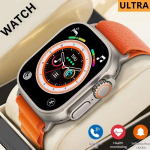 Nutikas k&auml;ekell, vasta k&otilde;nele 2,2-tolline NFC juhtmevaba laadimine Meeste k&auml;ekell Spordikell Naiste Pulsikell Apple ios Android-telefonile 49mm oranž