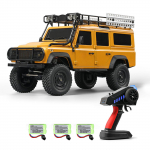 Kaugjuhtimispuldiga veoauto 1/18 kaugjuhtimispuldiga auto maastikuauto 4WD 2,4 GHz t&auml;ismahus ronimisauto 2 battery must