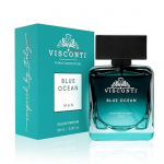 Visconti Blue Ocean Perfume For Men,Citrus Fruity, Musk & Cedarwood Long Lasting Scent and Anti-Stain Luxury Perfumes Outing & Sports, 100 ml 100 ml
