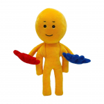 Pehme nukk, armas m&auml;nguasi, r&otilde;&otilde;mus, naeratav, armas, pl&uuml;&uuml;sist m&auml;nguasi, m&auml;rulifiguur pliis, figuur, s&otilde;bralik j&otilde;ulu-advendikalender kingitus lastele, rollim&auml;ng 25cm kollane