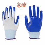 12 paari nitriilkattega nailonist t&ouml;&ouml;kindaid, unisex, kulumiskindlad, libisemiskindlad, veekindlad, &otilde;likindlad