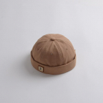 Retro &uuml;hev&auml;rviline Baby Docker Cap Kevad-Suvi Pehme Puuvillane &Auml;&auml;risteta Nokam&uuml;ts T&uuml;drukutele Poistele Lastele Lastele &Uuml;&uuml;rileandja M&uuml;tsid Kapott 47-51cm khaki