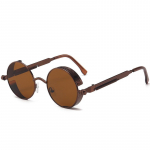 Klassikalised gooti stiilis Steampunk p&auml;ikeseprillid Luksuslikud kvaliteetsed meeste ja naiste retro &uuml;mmargused metallraamiga p&auml;ikeseprillid UV400 h&otilde;be