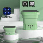 Kaasaskantav pesumasin Mini pesumasin &auml;ravoolukorviga, kokkupandav v&auml;ike pesumasin aluspesu jaoks, sokid, beebiriided, r&auml;tik EU roosa