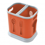 S&ouml;&ouml;gipulkade hoidik vee &auml;ravoolu suure mahutavusega vaigu ventilatsioon Ohutu lauan&otilde;ud lusikad hoiuhoidik k&ouml;&ouml;gi jaoks 2 Grid punane