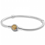 Originaalsed hetked Roosi &otilde;itsemises Kinnitusega maokett k&auml;ev&otilde;ru Fit Europe Bangle 925 Sterling Silver Bead Charm Isetehtud ehted 19cm