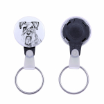 Schnauzer - keychain with a dog portrait, pendant with the brand's own Art-Dog graphics