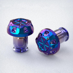 2tk Mootorratta juhtrauad k&auml;epidemed varda otsad pistik k&auml;epideme liugurid p&otilde;lev titaan For YAMAHA EROX155 NVX155 XMAX300 17,5 mm sisel&auml;bim&otilde;&otilde;t #470059