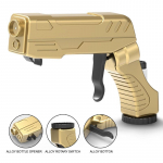 &Scaron;ampanja veini pihusti prits p&uuml;stol pudel &otilde;lle vaakumkork tulistada joomine ejektor s&ouml;&ouml;tmine pidu klubi baar pulm, s&uuml;nnip&auml;ev kuld