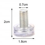 10 tk L&auml;bipaistev Raud Plastik M&ouml;&ouml;bel Laua Tooli Jala Jalad Reguleeritav Nivoo Libisev Pad M6 M8 Sissekeeratavad Libisemiskindlad Jala Padjad M8