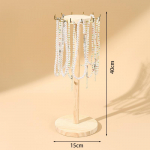 1 tk ehete organiseerija kuvari kaelakee hoidja kaelakee riidepuu ehete statiiv kaelakeed k&otilde;rvar&otilde;ngad ripats k&auml;ev&otilde;rud