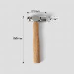 Minihaamer purustav p&auml;hkli &uuml;mmargune pea puidust k&auml;epidemega haamer auto p&otilde;genemist&ouml;&ouml;riist K&auml;sivasar Multifunktsionaalne minivasar 15.5cm