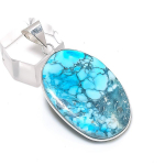 Natural Tibetan Turquoise 925 Sterling Silver Jewelry Pendant 2.05 i1l43