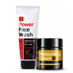 Ustraa Power Face Wash -200g - Energize & De-Tan | Dermatoloogiliselt testitud | Eemaldab t&otilde;husalt p&auml;evituse ja muudab naha heledamaks &ndash; rasusele nahale &ndash; 100g