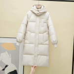 Pikk Parkas Naiste jope talvemood Liibuv alla puuvillane kapuuts Paks soe Parka puhvermantel Tuulekindel pealismantel v&auml;limine XXXL
