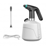 2L elektriline pihustipudel USB-laetav aiapihusti reguleeritava otsikuga multifunktsionaalne pihusti must valge v&auml;rv