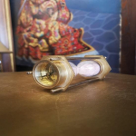 Antiikne graveeritud tahke messingist kompass tunniklaasist liivataimer aastap&auml;eva kingitus vana kompass vana liivataimer