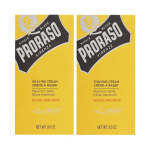 Proraso Italy Proraso Wood Spice Shaving Cream Tube 275ml 2 packs, 2 pieces white