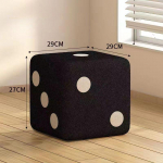 Koduukse kingade vahetustaburet t&auml;ringud Creative Pouf Lambanahast jalatugi V&auml;ike madal tool