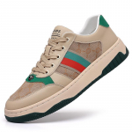 Uued jalatsid meestele Canvas vabaajajalatsid Kevad s&uuml;gistrend Triibulised lamedad rulakingad Youth Street Cool paeltega tossud 38 khaki