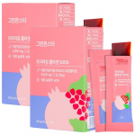GREEN MONSTER Premium Collagen 5000 Granaat&otilde;unamaitseline tarretis 1karp/ 300g(20g x 15 pakki) 2 box