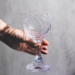 Antiikesemed, mitmev&auml;rvilised ja k&auml;sitsi l&otilde;igatud klaasist kristallist hock klaasist veiniklaasid l&otilde;igatud varre ja p&otilde;hjaga Home Bar Decor 140ml-330ml