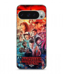 Coque - MANIACASE - Google Pixel 9 Pro - Souple - Noir - Stranger Things Saison 4