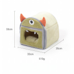 Kassi voodi maja Pehme pl&uuml;&uuml;s Kennel kutsikate padi V&auml;ikesed koerad Kassid Pesa Talvine Soe Magamine Lemmikloom Koera voodi Lemmikloomamattide tarvikud