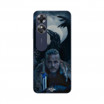 Coque Oppo A17 Vikings ragnar lothbrok corbeau Maniacase