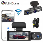 1080P auto DVR WIFI armatuurkaamera autodele Topeltkaamera s&otilde;idukite salvestaja Video tahavaatekaamera Auto Night Vision Black Box autotarvikud Wifi Dual Lens