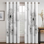 3D Moodne Tr&uuml;kk Kuldsete Lilledega Akna Kardinad, S&uuml;gavad Kardinad, Elutoa Dekoratiivsed, Magamistoa Kohviv&auml;rvi Kardinad, Detailid 100W160H(CM)40x63in&Hook