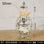 1tk Nordic Retro automaatne push-t&uuml;&uuml;pi hambaork-kast Luksuslik majapidamine Loominguline Kodu Elutuba S&ouml;&ouml;gituba Hotelli hambaorki hoiukast valge