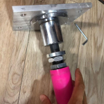 T&auml;iustatud Pole Dance'i fikseeritud &auml;&auml;rikuga plaat, ristk&uuml;likukujuline &uuml;lemine plaat tantsimiseks