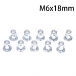 10 tk tungrauad mutrid kruvi kroonlehe kruvi ankrud kroonlehe laienduskorgid luku polt laua kinnitused as the picture