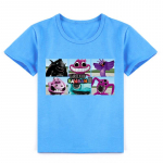 Lapsed Uus saabumine Moodne 3D tr&uuml;kiga Garten of BANBAN tee l&uuml;hikeste varrukatega t-s&auml;rk lastele 160 Heleroosa