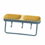 1 tk Vannitoa Seebihoidja, Seinale Paigaldatav Multifunktsionaalne, Asetus ja Riputus, Seinale Paigaldatav Punchivaba Seebialus