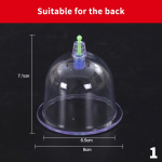 Vaakumkuppumisprillid Vaakummassaaži kehakuppude komplekt Tselluliidivastane Hiina kuputav kehakupp Masseerija salendav keha n&auml;ole