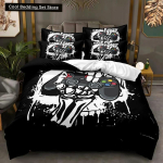 M&auml;nguri Voodipesukomplektid Poistele M&auml;ngude Tekikate Komplekt Videom&auml;ngude Tekikate Playstationi Disainidega Voodikomplekt Padjap&uuml;&uuml;rikuga 70x133cm 2pcs