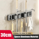 Mopiharja hoidik Konksud Vannitoa t&ouml;&ouml;riistad Ladustamisrest Praktiline klambrikonks Organisaatorid Ruumis&auml;&auml;stlik riidepuu pesa Mopihoidja