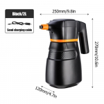 Juhtmevaba autopesu vahupihusti suure v&otilde;imsusega 2L vahupihusti kodu kastmiseks autopesu must